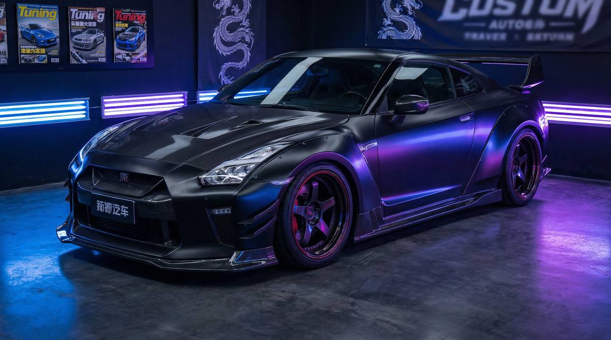 抖音风汽车改装视频教程